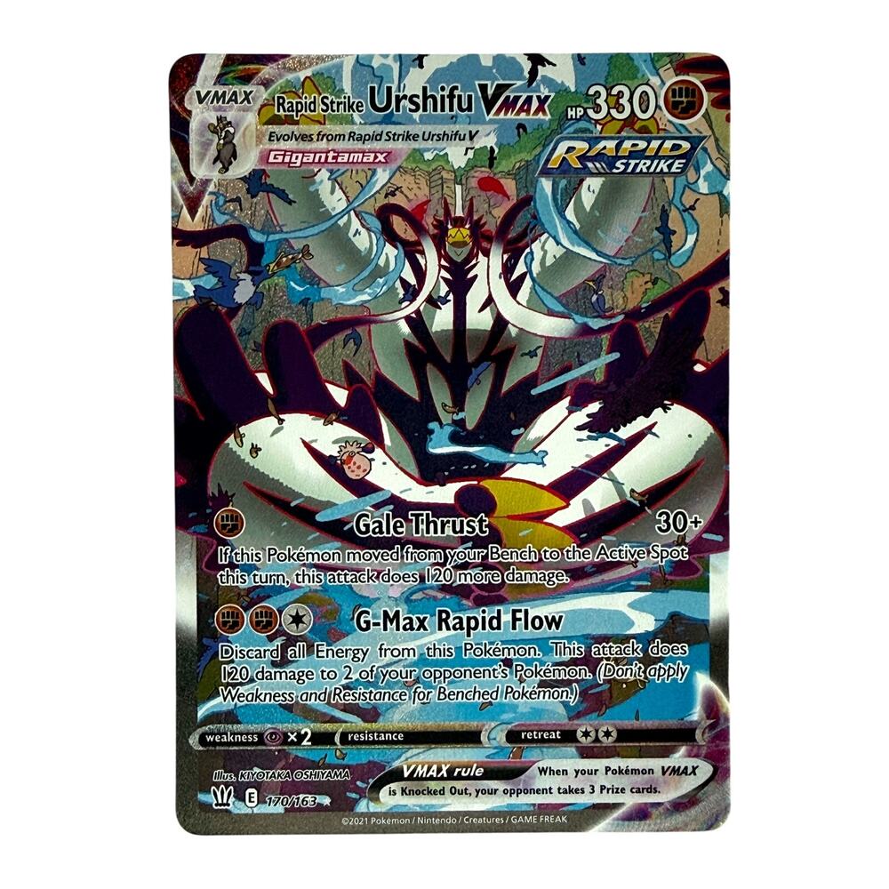 Pokémon TCG Rapid Strike Urshifu VMAX 170/163 Battle Styles Alternate Art NM-MT